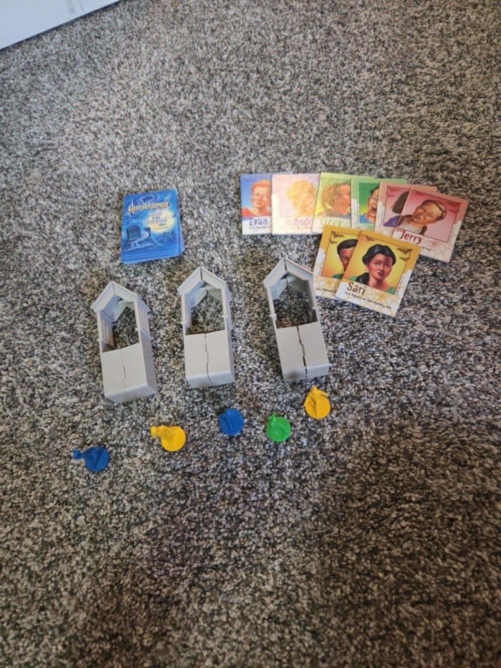 Replacement Parts Only 1995 Goosebumps Terror In the Graveyard Board Game